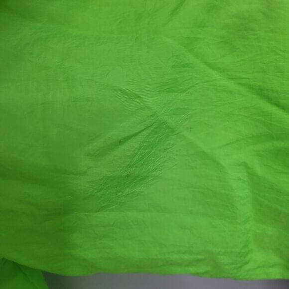 VINTAGE 90s neon florescent pullover quarter zip windbreaker‎ jacket XL - Picture 6 of 10